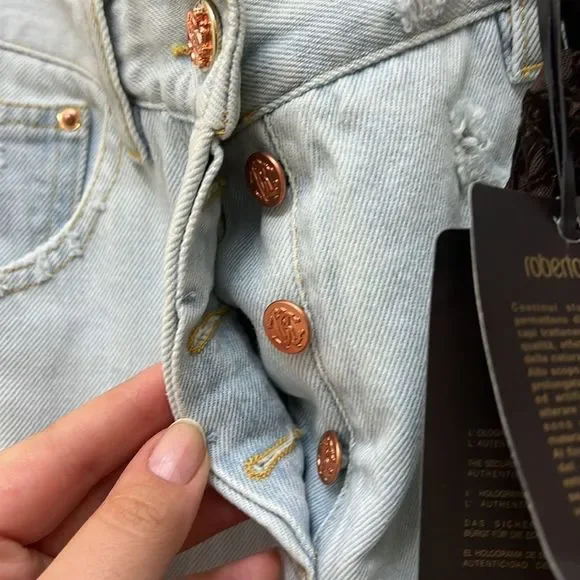 ROBERTO CAVALLI DESTROYED & PRETTY JEANS - Picture 8 of 11